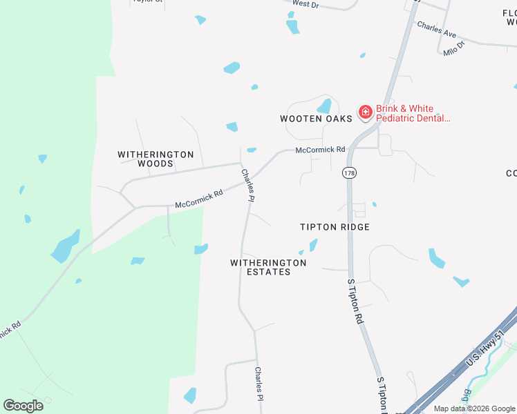 map of restaurants, bars, coffee shops, grocery stores, and more near 52 Margaret Place in Munford