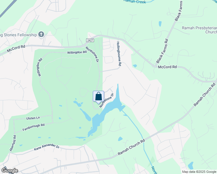 map of restaurants, bars, coffee shops, grocery stores, and more near 12905 Cadgwith Cove Drive in Huntersville