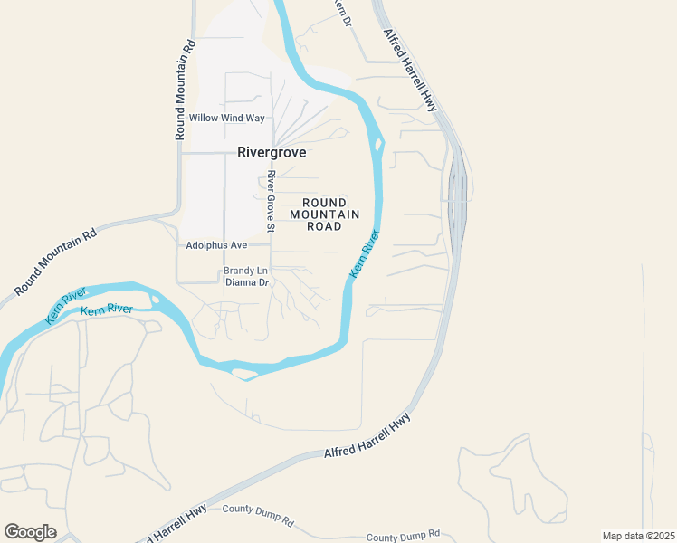 map of restaurants, bars, coffee shops, grocery stores, and more near 5835 Hannah Avenue in Bakersfield
