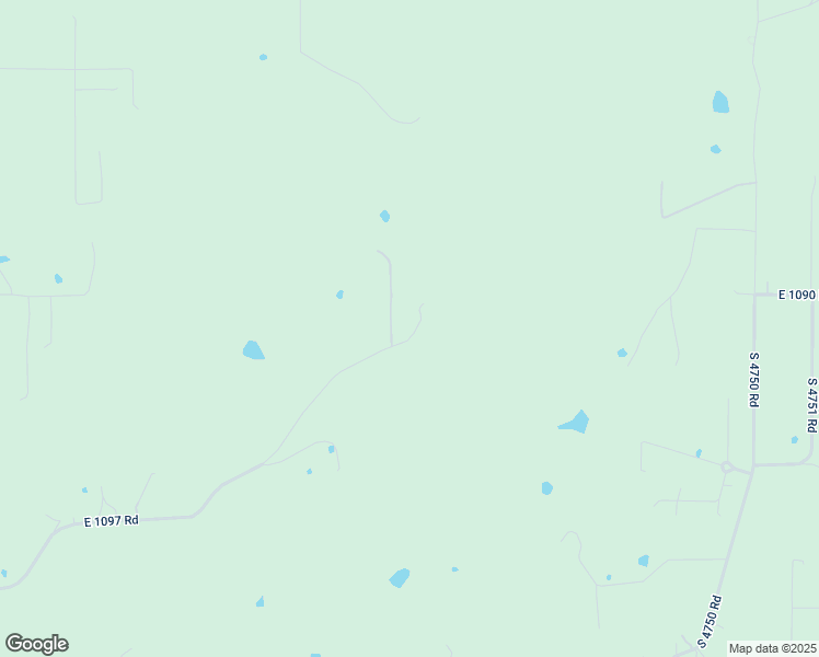 map of restaurants, bars, coffee shops, grocery stores, and more near 474243 East 1097 Road in Muldrow