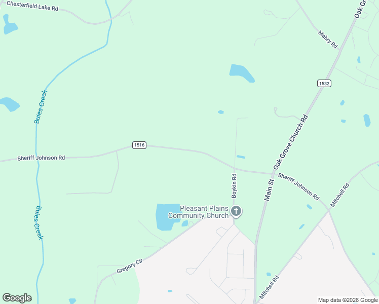 map of restaurants, bars, coffee shops, grocery stores, and more near 2079 Sheriff Johnson Road in Lillington