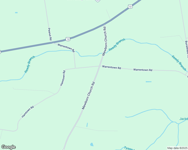 map of restaurants, bars, coffee shops, grocery stores, and more near 522 Mewborn Church Road in Snow Hill