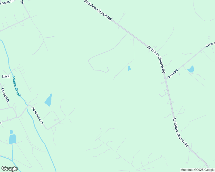 map of restaurants, bars, coffee shops, grocery stores, and more near 1645 Saint Johns Church Road in Concord