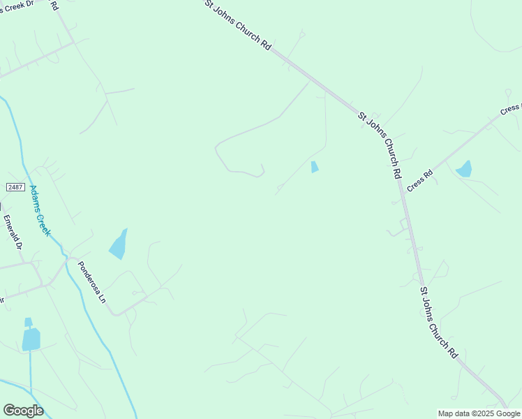 map of restaurants, bars, coffee shops, grocery stores, and more near 1645 Saint Johns Church Road in Concord