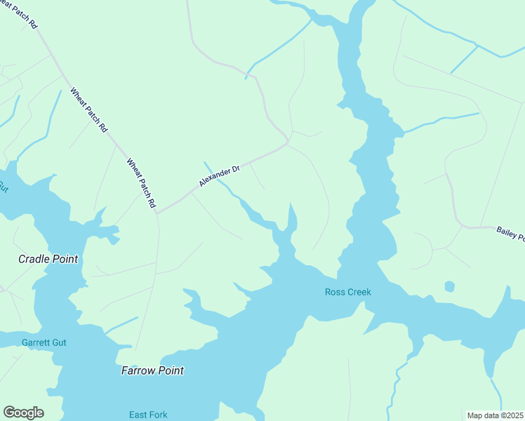 map of restaurants, bars, coffee shops, grocery stores, and more near 142 Mariner's Way in Belhaven