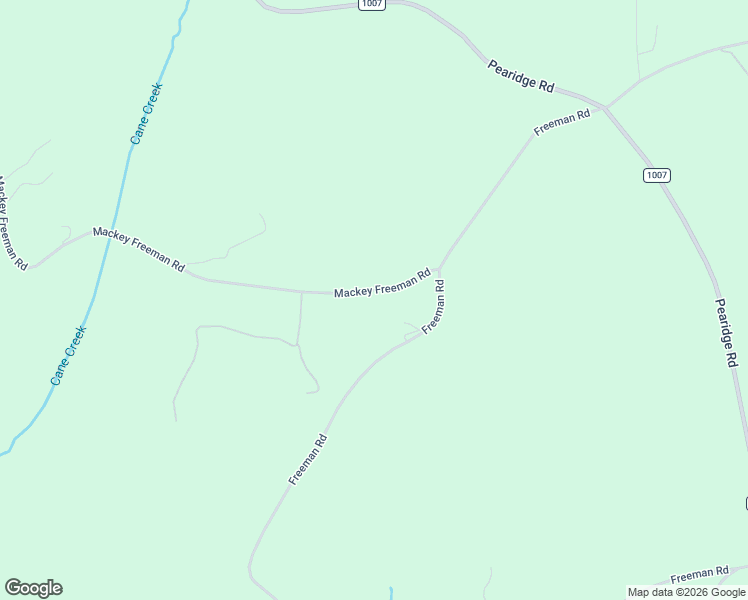 map of restaurants, bars, coffee shops, grocery stores, and more near 736 Mackey Freeman Road in Bostic