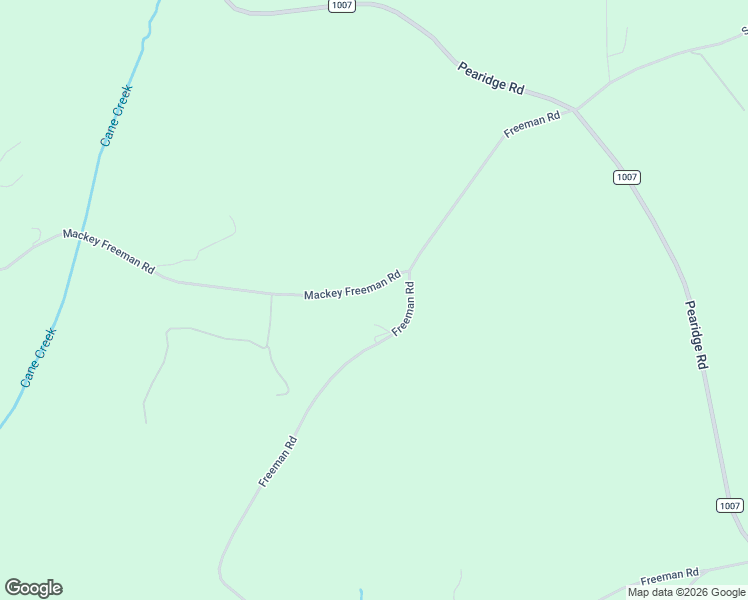 map of restaurants, bars, coffee shops, grocery stores, and more near 1265 Freeman Road in Bostic