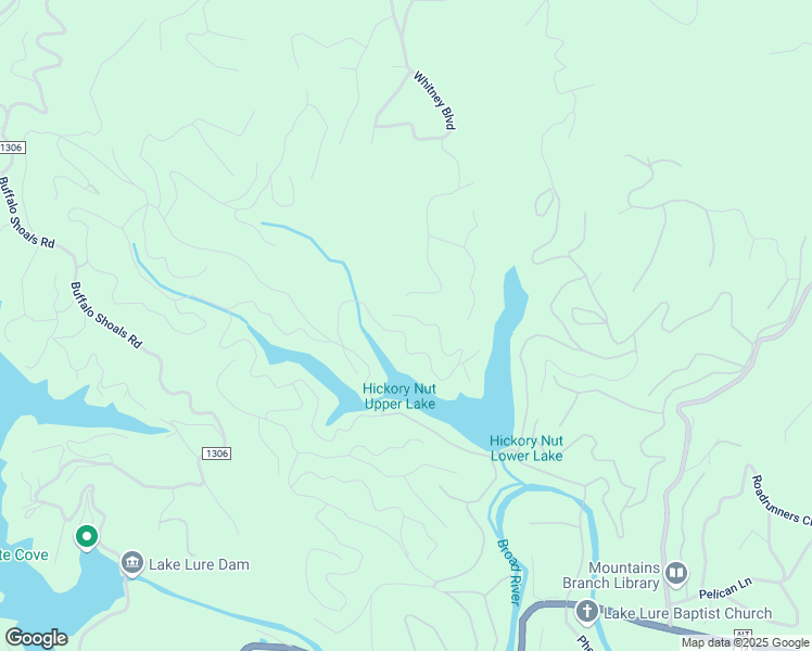 map of restaurants, bars, coffee shops, grocery stores, and more near 215 Hummingbird Way in Lake Lure