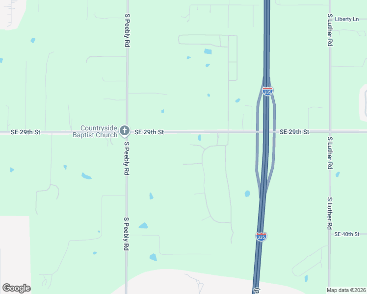 map of restaurants, bars, coffee shops, grocery stores, and more near 18288 Whitehall Lane in Oklahoma County