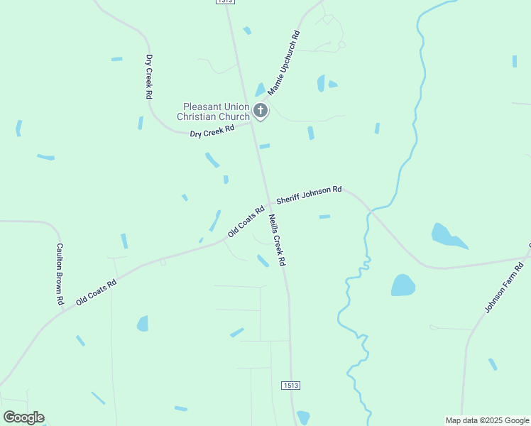 map of restaurants, bars, coffee shops, grocery stores, and more near 1600 Old Coats Road in Lillington