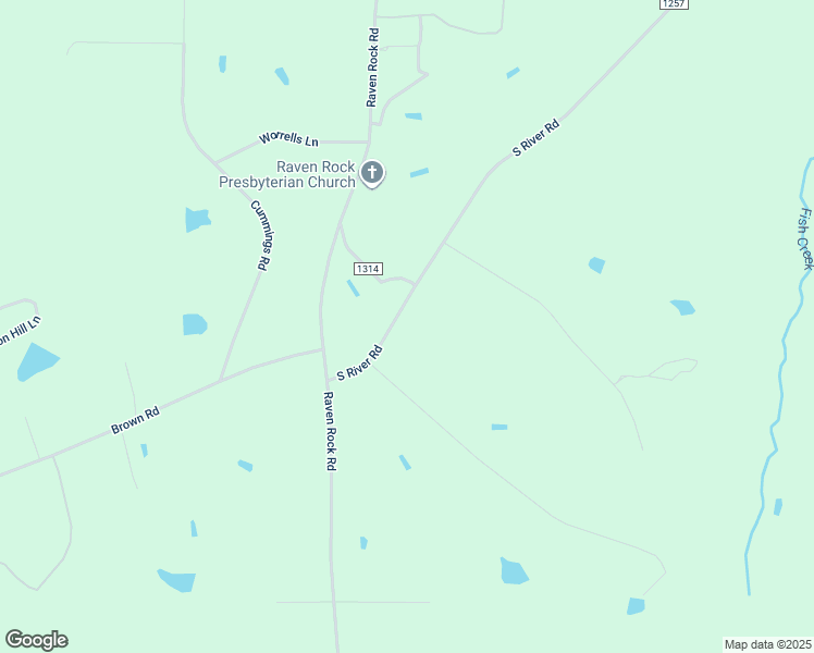 map of restaurants, bars, coffee shops, grocery stores, and more near 7273 South River Road in Lillington