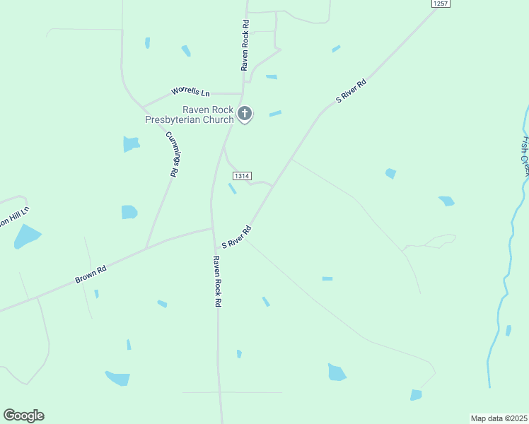 map of restaurants, bars, coffee shops, grocery stores, and more near 7273 South River Road in Lillington
