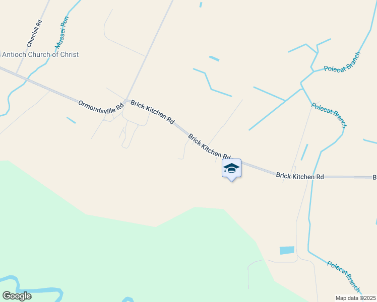 map of restaurants, bars, coffee shops, grocery stores, and more near 73 Rex Lane in Hookerton