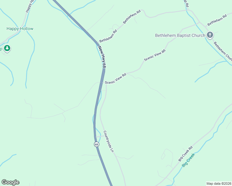 map of restaurants, bars, coffee shops, grocery stores, and more near 221 Countryside Lane in Madisonville