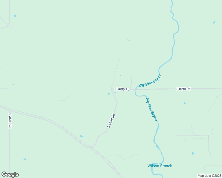 map of restaurants, bars, coffee shops, grocery stores, and more near 468821 East 1090 Road in Sallisaw