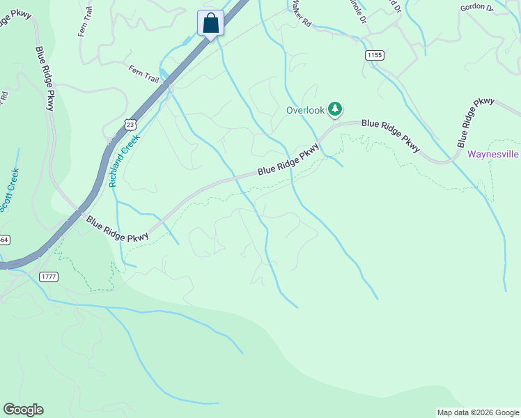 map of restaurants, bars, coffee shops, grocery stores, and more near 15 Drum Drive in Waynesville
