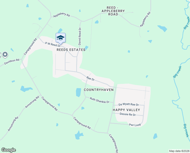 map of restaurants, bars, coffee shops, grocery stores, and more near 556 Rae Drive in Munford