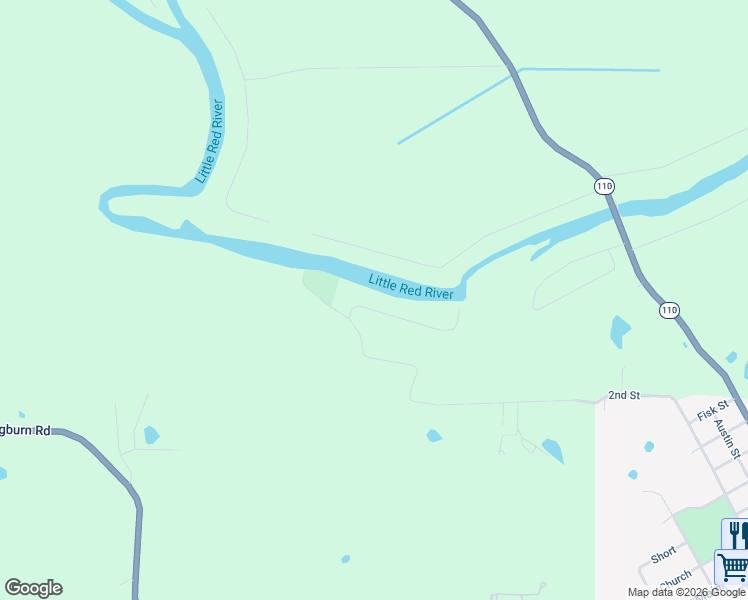 map of restaurants, bars, coffee shops, grocery stores, and more near 111 Landing Drive in Pangburn