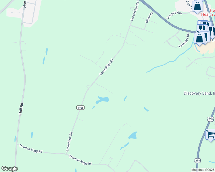 map of restaurants, bars, coffee shops, grocery stores, and more near 403 Anna Lane in Snow Hill