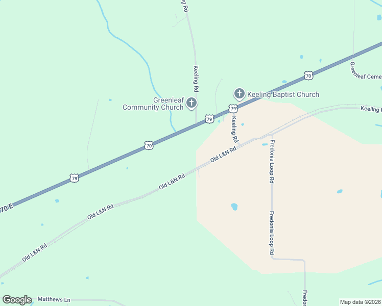 map of restaurants, bars, coffee shops, grocery stores, and more near 3268 Old L&N Road in Stanton