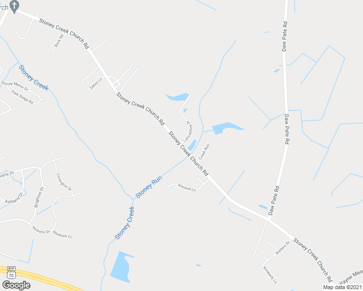 map of restaurants, bars, coffee shops, grocery stores, and more near 759 Stoney Creek Church Road in Goldsboro