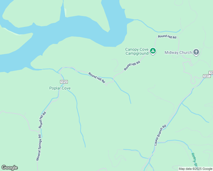 map of restaurants, bars, coffee shops, grocery stores, and more near State Road 1312 in Swain County