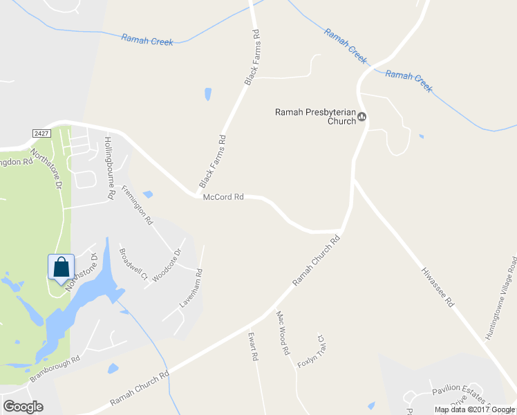 map of restaurants, bars, coffee shops, grocery stores, and more near 13800 McCord Road in Huntersville