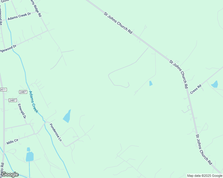 map of restaurants, bars, coffee shops, grocery stores, and more near 1701 Saint Johns Church Road in Concord