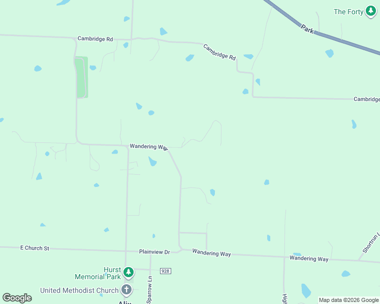 map of restaurants, bars, coffee shops, grocery stores, and more near 9038 Hidden Valley Lane in Altus