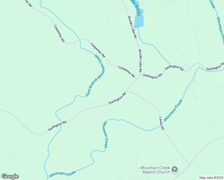 map of restaurants, bars, coffee shops, grocery stores, and more near 1090 Darlington Road in Rutherfordton
