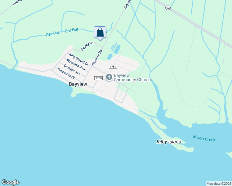 map of restaurants, bars, coffee shops, grocery stores, and more near 113 Broad Street in Belhaven