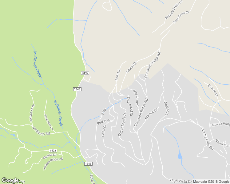map of restaurants, bars, coffee shops, grocery stores, and more near 58 Sourwood Dr in Mills River