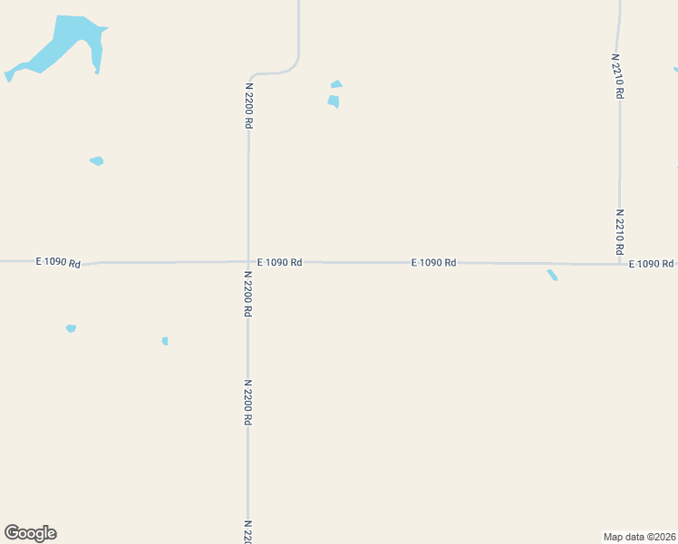 map of restaurants, bars, coffee shops, grocery stores, and more near 22024 East 1090 Road in Bessie