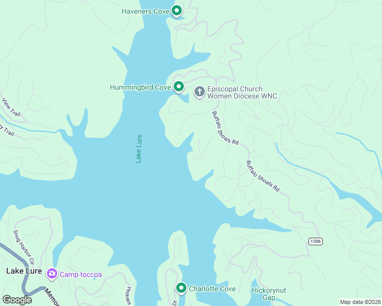 map of restaurants, bars, coffee shops, grocery stores, and more near 211 Deerwood Drive in Lake Lure