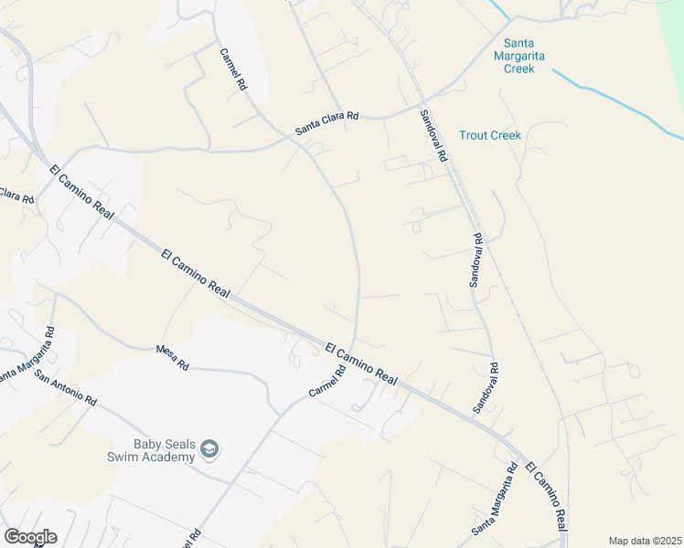 map of restaurants, bars, coffee shops, grocery stores, and more near 9435 Carmel Road in Atascadero