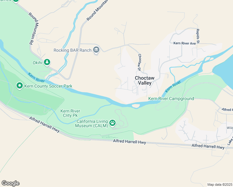 map of restaurants, bars, coffee shops, grocery stores, and more near 10734 Olcese Road in Bakersfield