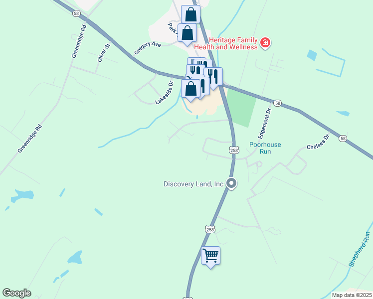 map of restaurants, bars, coffee shops, grocery stores, and more near 1205 Pine Circle in Snow Hill