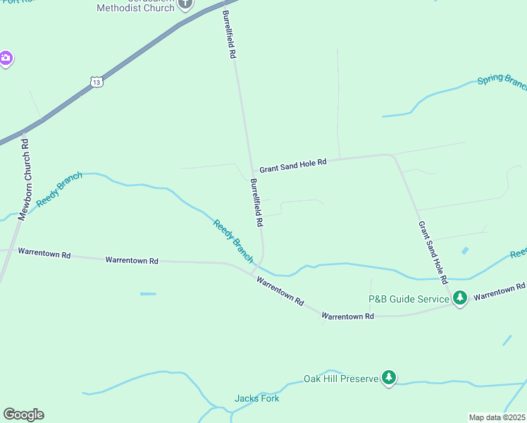 map of restaurants, bars, coffee shops, grocery stores, and more near 725 Burrellfield Road in Snow Hill