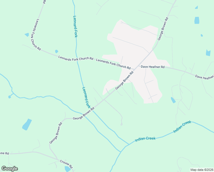 map of restaurants, bars, coffee shops, grocery stores, and more near 1850 George Brown Road in Crouse