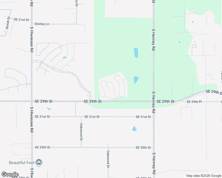 map of restaurants, bars, coffee shops, grocery stores, and more near 13501 Southeast 29th Street in Choctaw