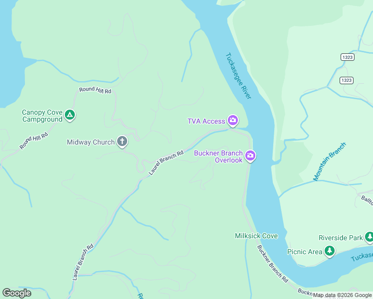 map of restaurants, bars, coffee shops, grocery stores, and more near 257-375 Roy Gibby Rd in Bryson City