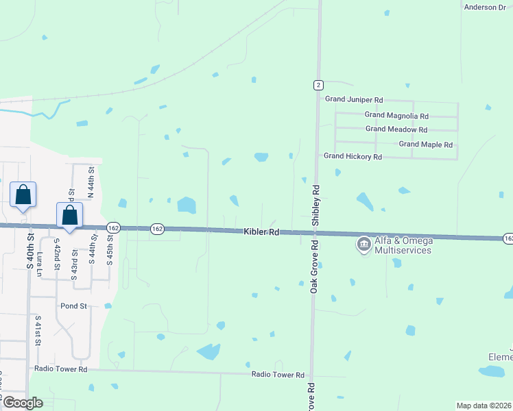 map of restaurants, bars, coffee shops, grocery stores, and more near 4847 Kibler Road in Van Buren