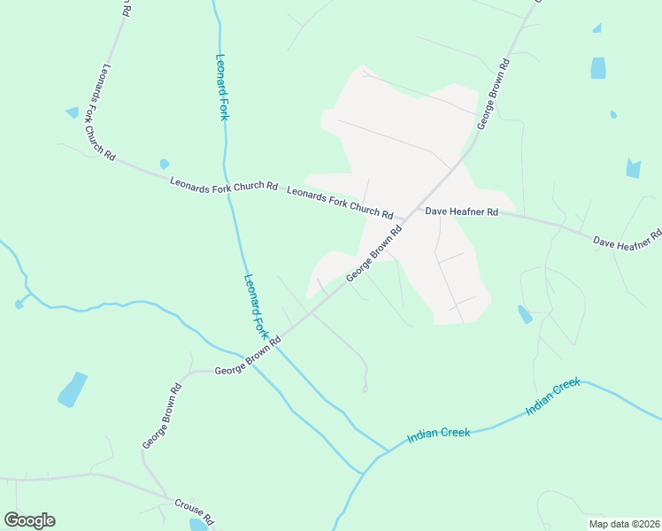 map of restaurants, bars, coffee shops, grocery stores, and more near 1850 George Brown Road in Crouse