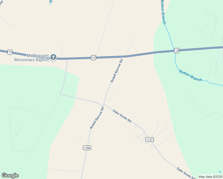 map of restaurants, bars, coffee shops, grocery stores, and more near 207 Rodell Barrow Road in La Grange