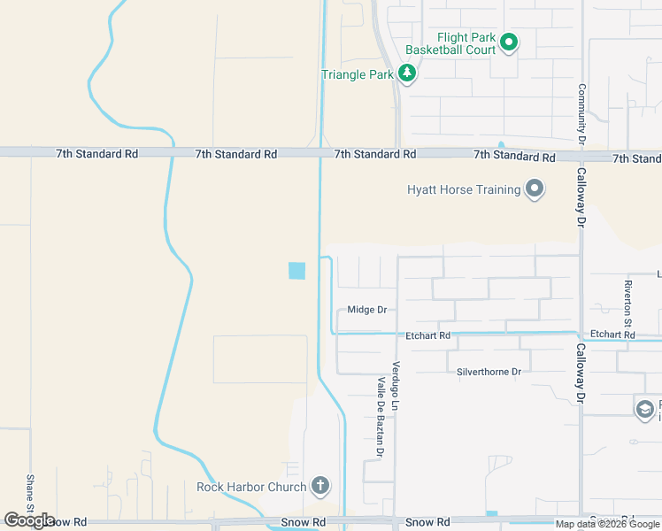 map of restaurants, bars, coffee shops, grocery stores, and more near 8511 Monza Court in Bakersfield