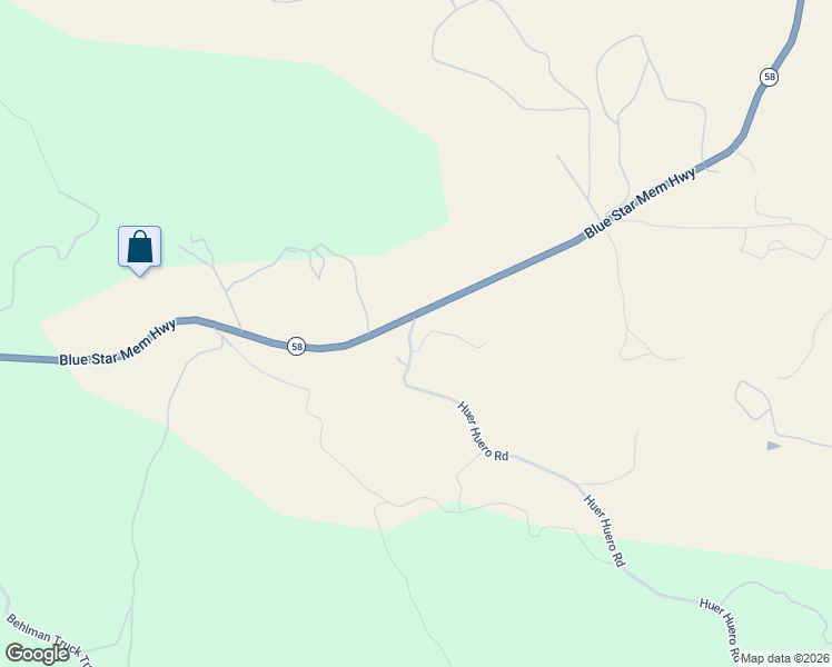 map of restaurants, bars, coffee shops, grocery stores, and more near 9008 Huer Huero Road in Creston