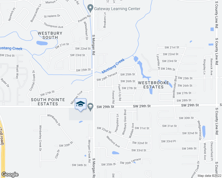 map of restaurants, bars, coffee shops, grocery stores, and more near 2805 Fennel Road in Oklahoma City