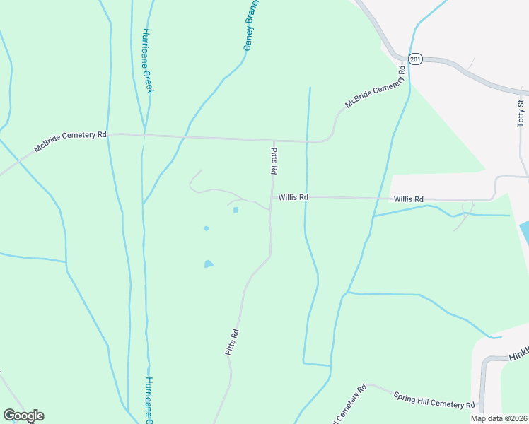 map of restaurants, bars, coffee shops, grocery stores, and more near 266 Pitts Road in Sardis