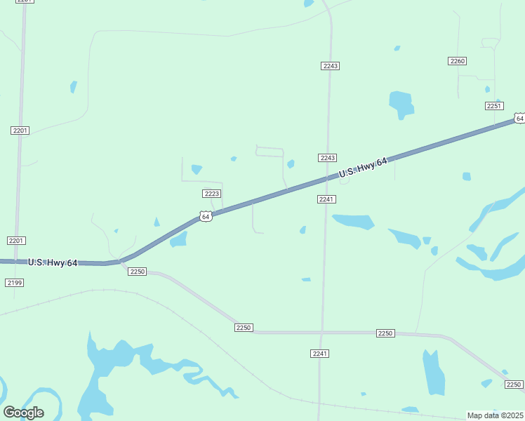 map of restaurants, bars, coffee shops, grocery stores, and more near 6961 U.S. Highway 64 in Hartman