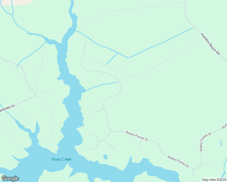 map of restaurants, bars, coffee shops, grocery stores, and more near Bailey Pointe Drive in Belhaven